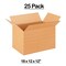 25 Pack Multi Depth Corrugated Cardboard Boxes for Shipping and Storage 18 x 12 x 12 inch